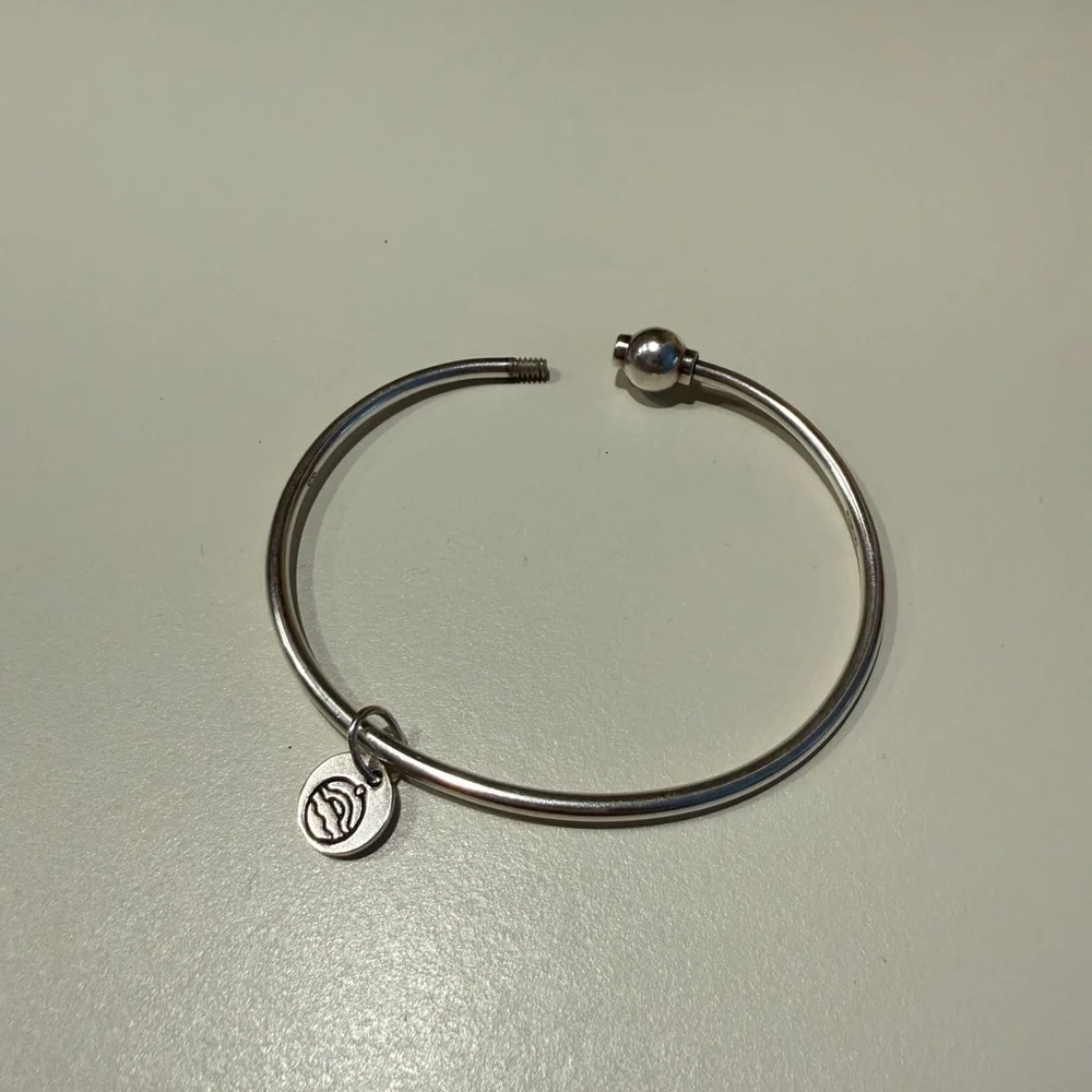 Cape Cod Silver Single Ball Bracelet Size 6.5 - Picture 3 of 6